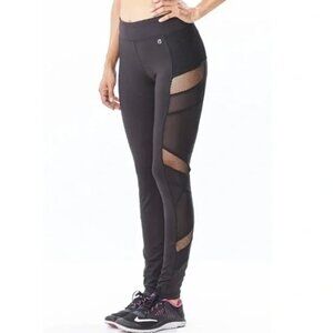 Women's M Popular Basics Mesh Black Leggings